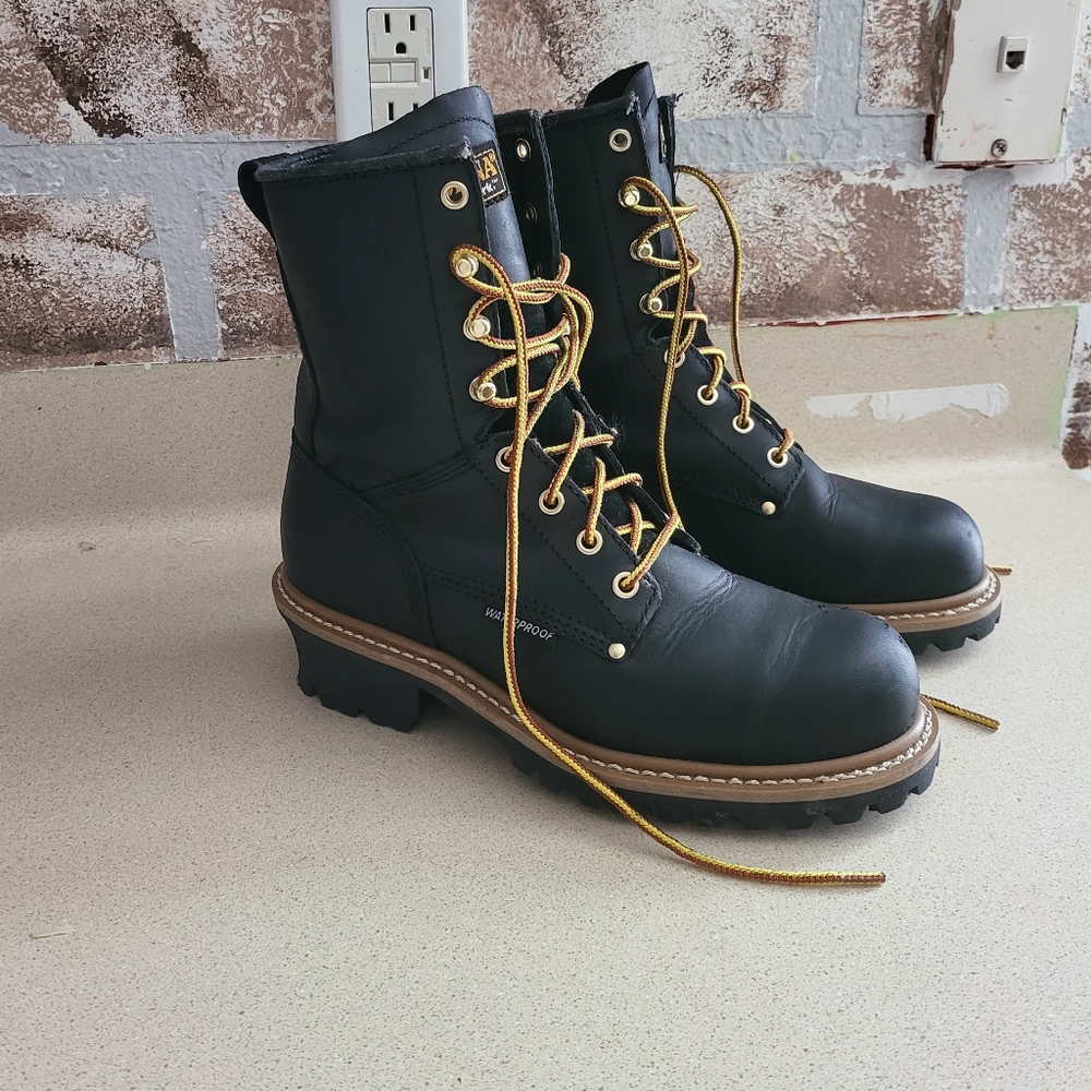 Carolina steel toe leather boots (women)